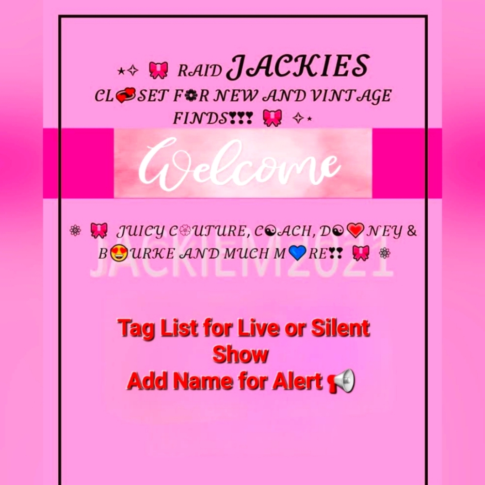 #Tag List for Live or Silent Show